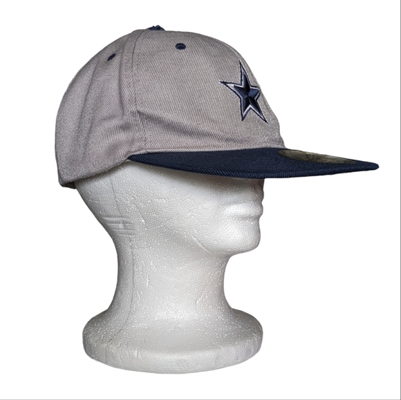 Dallas Cowboys NFL New Era 59FIFTY Fitted Snapback Hat Cap Blue Gray Adjustable - Picture 3 of 12